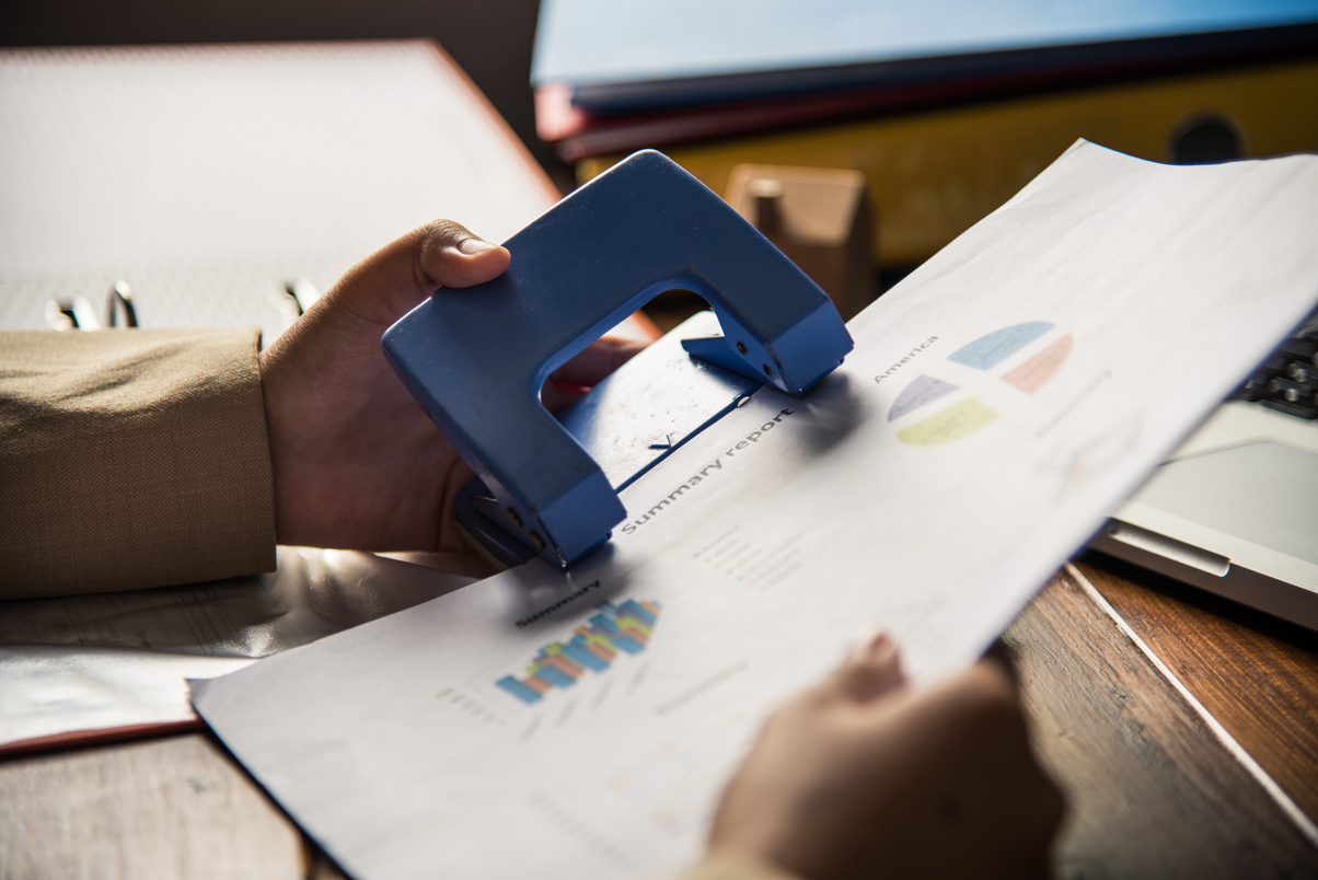 Punching Papers with a Paper Punch